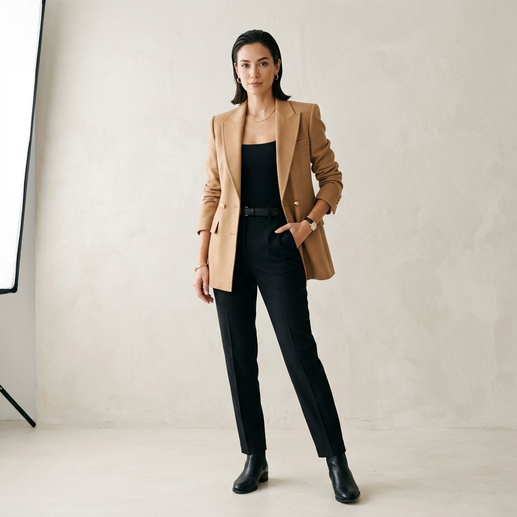 TOKA — Lookbook Blazer Camel